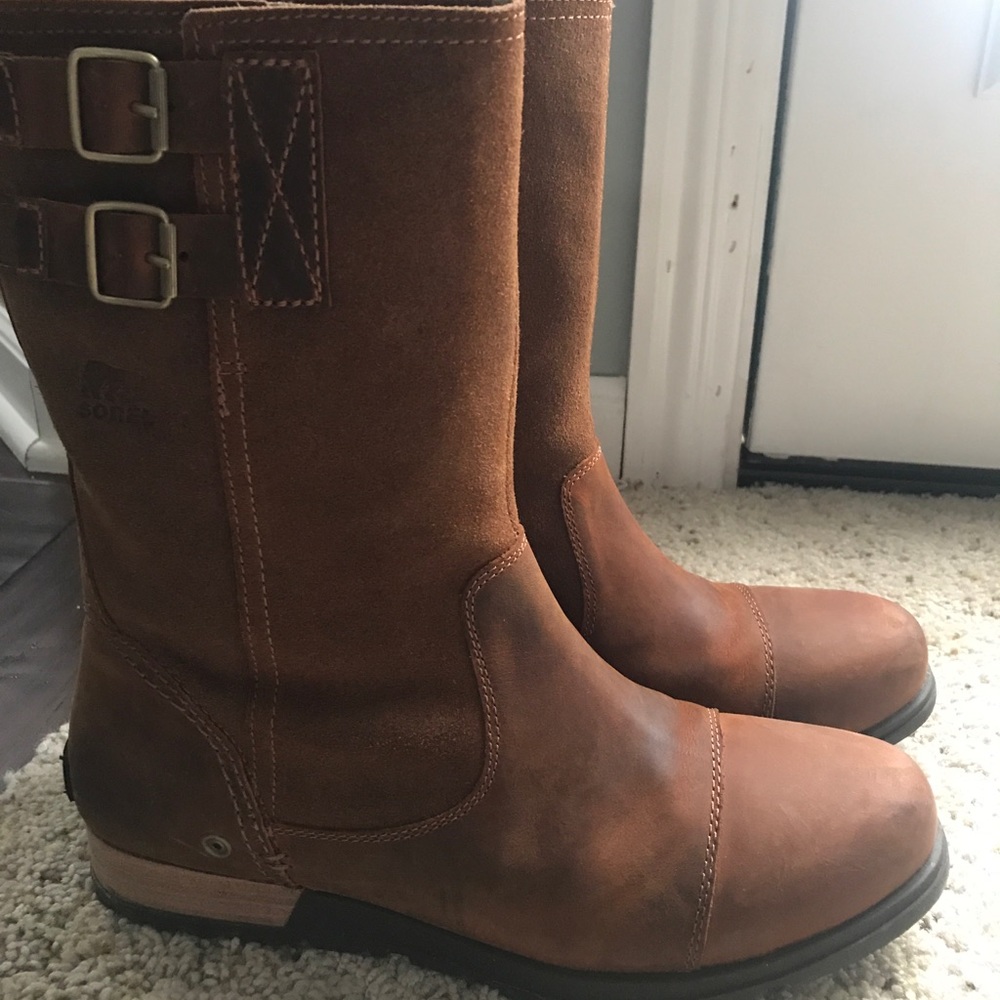 Sorel Major Pull On Leather Boots